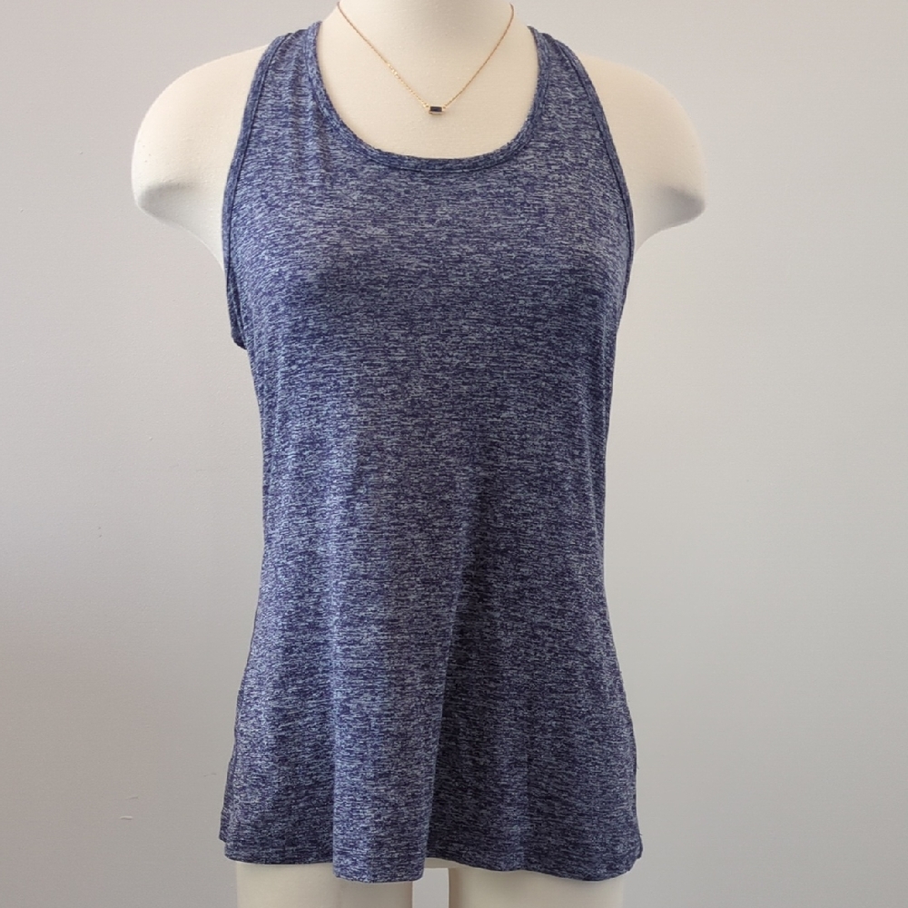 Nike Women's Heathered Blue Tank Top